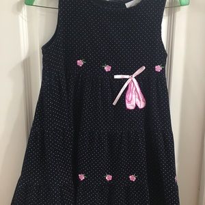 Rare Editions size 6X ballet and flower dress